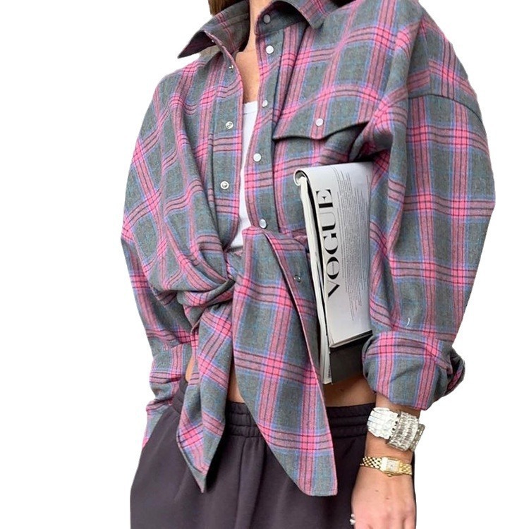 Chemise pour femme Style rétro