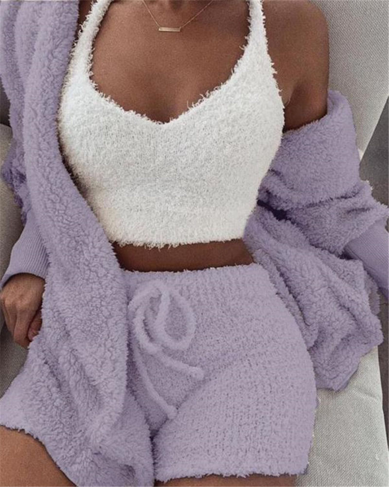 Ensemble de pyjama 3 pièces pour femme – Image 7