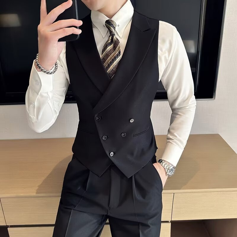 Gilet de costume cintré style « business »