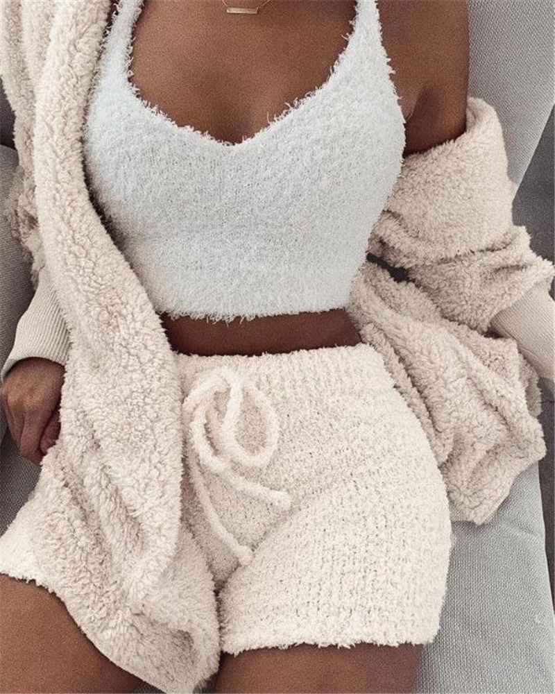 Ensemble de pyjama 3 pièces pour femme – Image 2