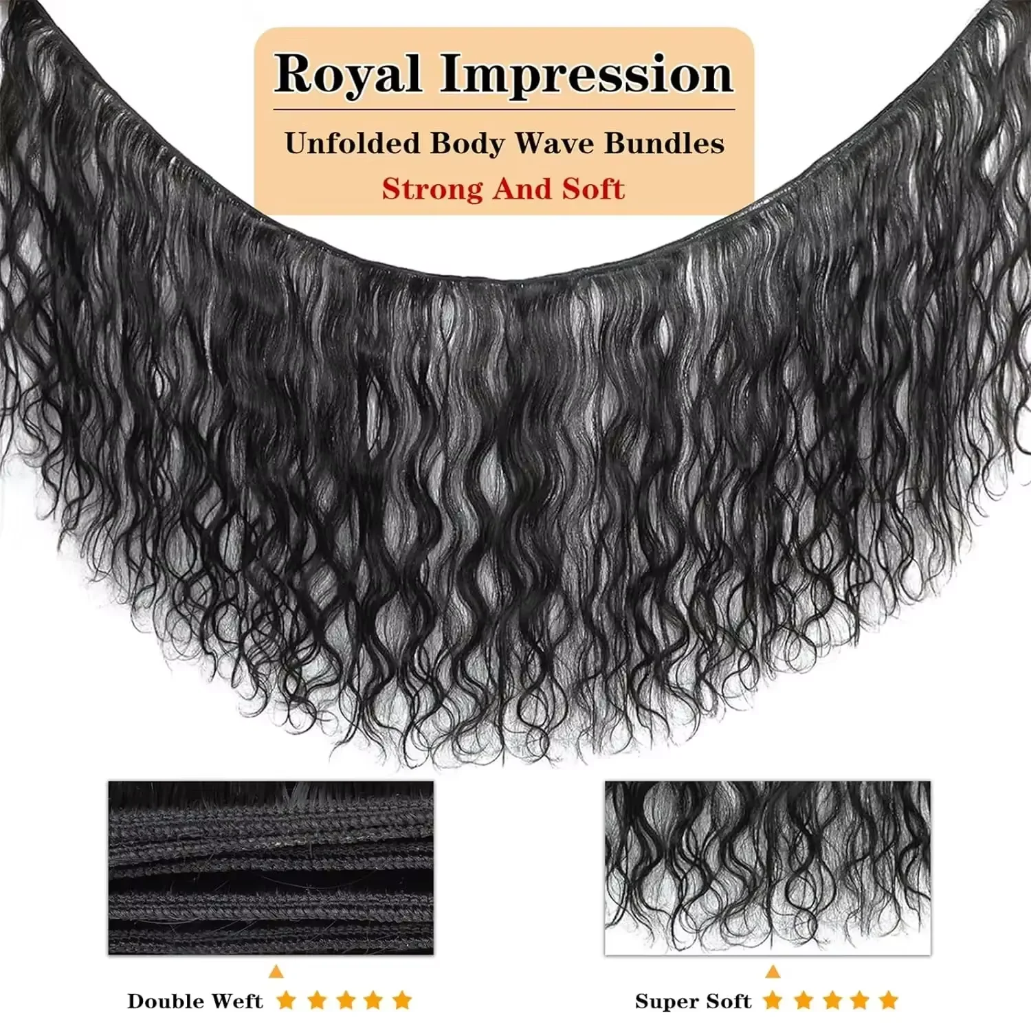 Mèches de cheveux humains ondulés couleur ombrée avec closure, 100% cheveux vierges non traités, couleur 1b/27, extensions de cheveux humains. – Image 36