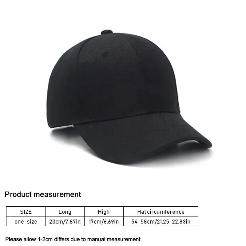 Chapeau de couleur unie pour femme, petit visage, noir, décontracté et polyvalent, casquette de Baseball, pare-soleil, protection solaire, printemps et été – Image 10