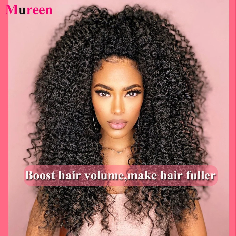 Extensions de cheveux humains 100% naturels Mureen Water Wave Miracle Knots Crochet, pré-séparées, sans nœuds, effet plume, pour tresses. – Image 13