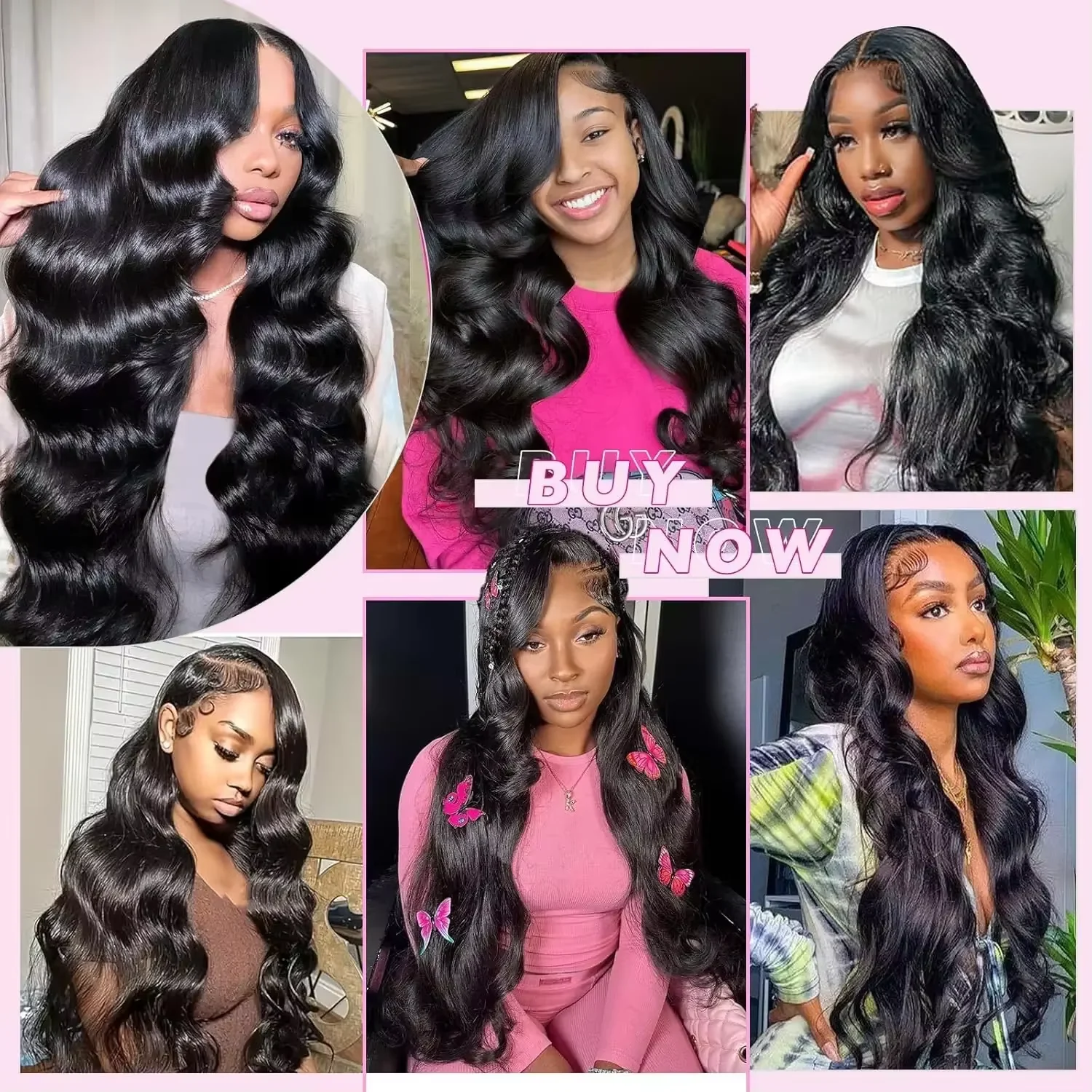 Mèches de cheveux humains ondulés couleur ombrée avec closure, 100% cheveux vierges non traités, couleur 1b/27, extensions de cheveux humains. – Image 42