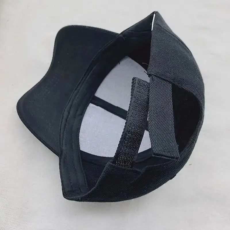 Chapeau de couleur unie pour femme, petit visage, noir, décontracté et polyvalent, casquette de Baseball, pare-soleil, protection solaire, printemps et été – Image 5