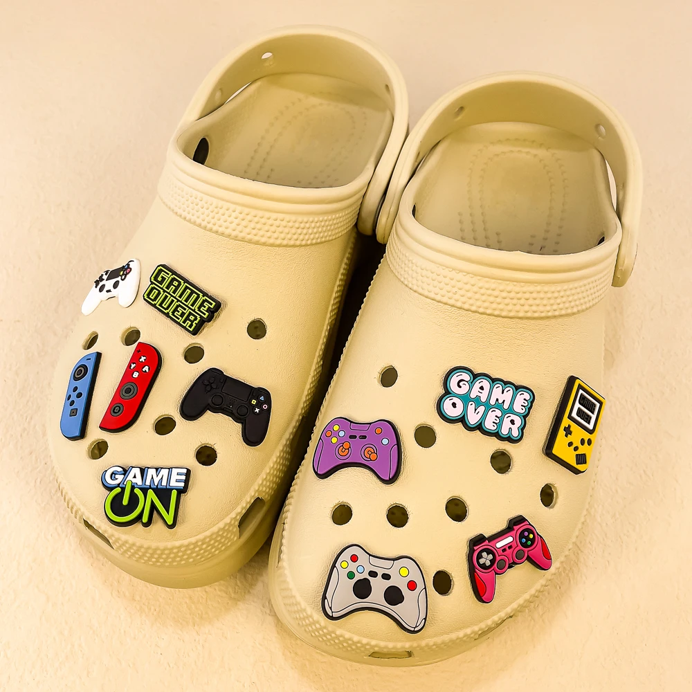 Breloques pour chaussures, 1 à 13 pièces, Console de jeu, manette de jeu, décorations de chaussures, épingles pour hommes et garçons, cadeaux, accessoires de sabots, boucle adaptée aux sandales – Image 4