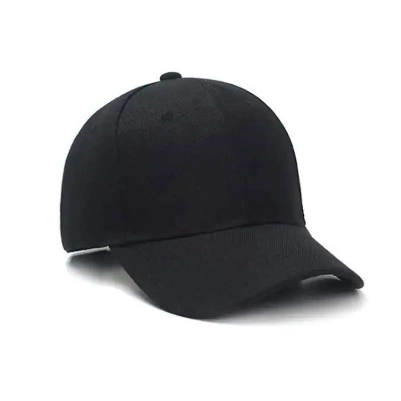 Chapeau de couleur unie pour femme, petit visage, noir, décontracté et polyvalent, casquette de Baseball, pare-soleil, protection solaire, printemps et été – Image 6