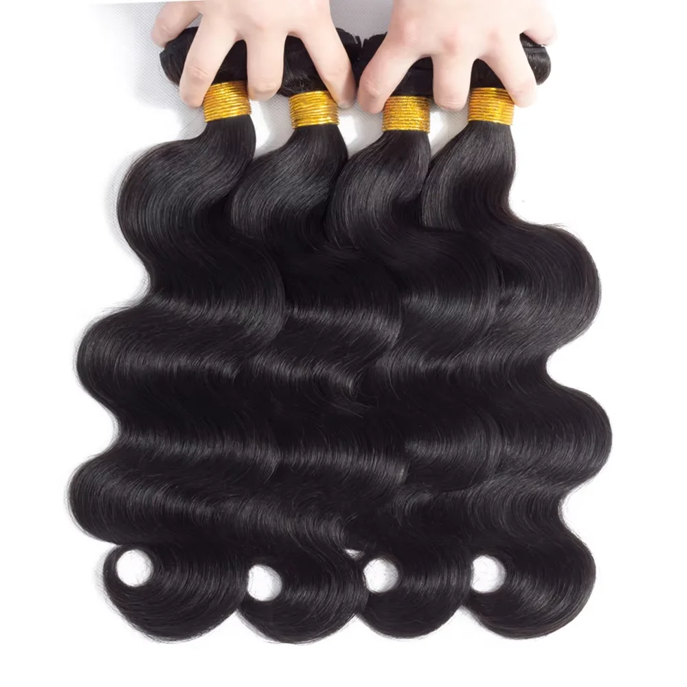 Mèches de cheveux humains ondulés couleur ombrée avec closure, 100% cheveux vierges non traités, couleur 1b/27, extensions de cheveux humains. – Image 35
