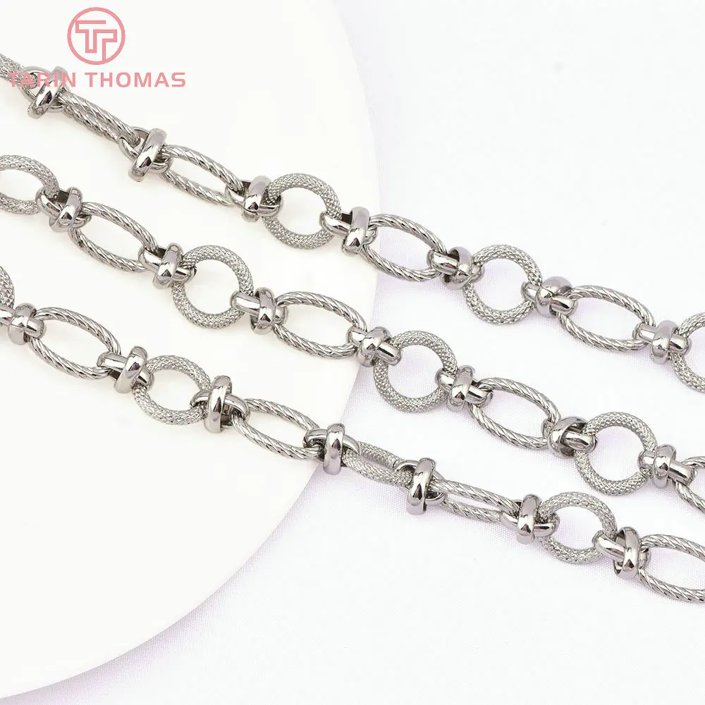 (8436) Chaînes de collier et de bracelet en laiton couleur or 24K, 50CM, 11.5x2MM, 8.5x14MM, accessoires de qualité pour la fabrication de bijoux DIY – Image 5