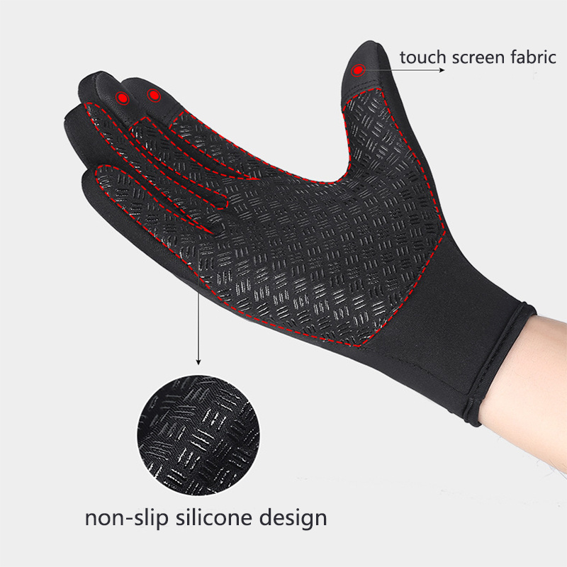 Gants d'hiver écran tactile pour moto, antidérapants, étanches – Image 10