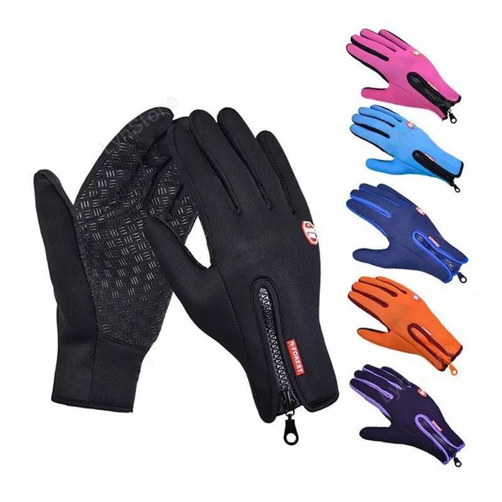 Gants d'hiver écran tactile pour moto, antidérapants, étanches – Image 4