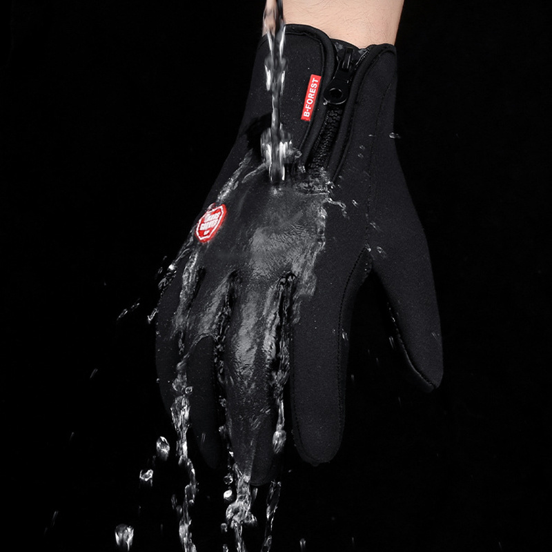 Gants d'hiver écran tactile pour moto, antidérapants, étanches – Image 6