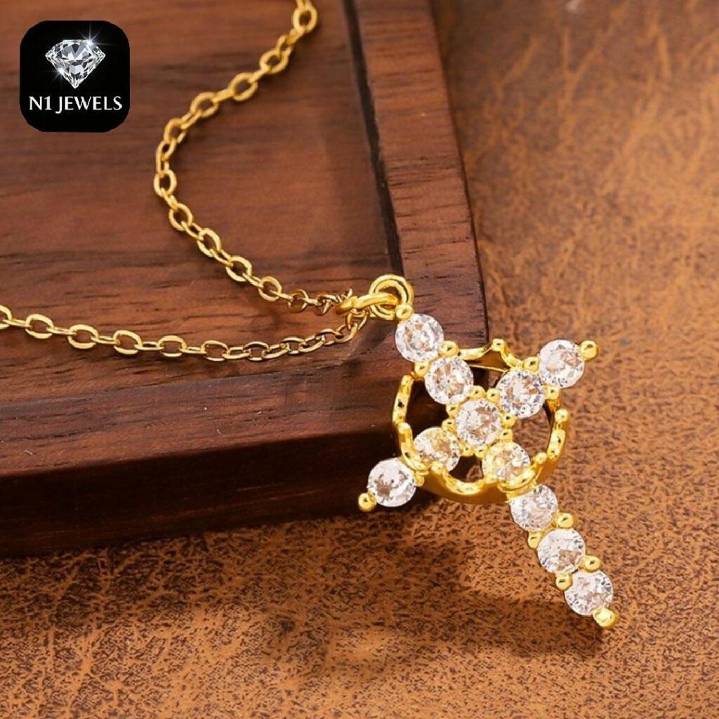 Collier chrétien  pour femmes, hommes et filles, joli collier croix