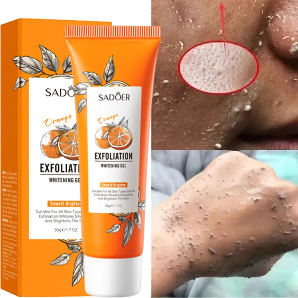 Gel exfoliant, nettoyage