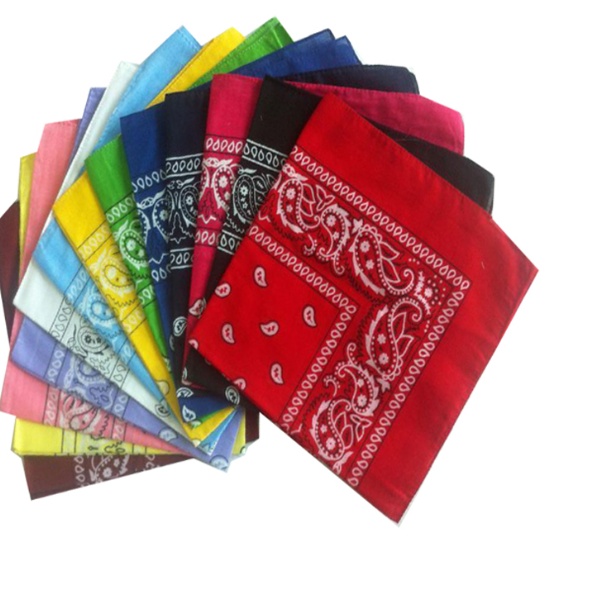 Cotton Amoeba Cashew Flower Hip-hop Street Dance Headscarf Outdoor Sports Bag Headband 54 Cm