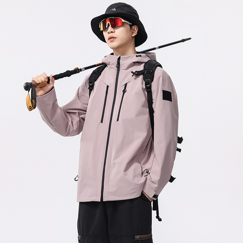Veste de sport d'extérieur pour homme, coupe-vent et imperméable
