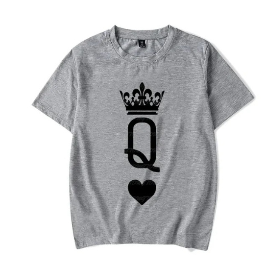 T-shirts assortis pour couples : modèles pour homme et femme, T-shirts de Saint-Valentin pour couples, tendance