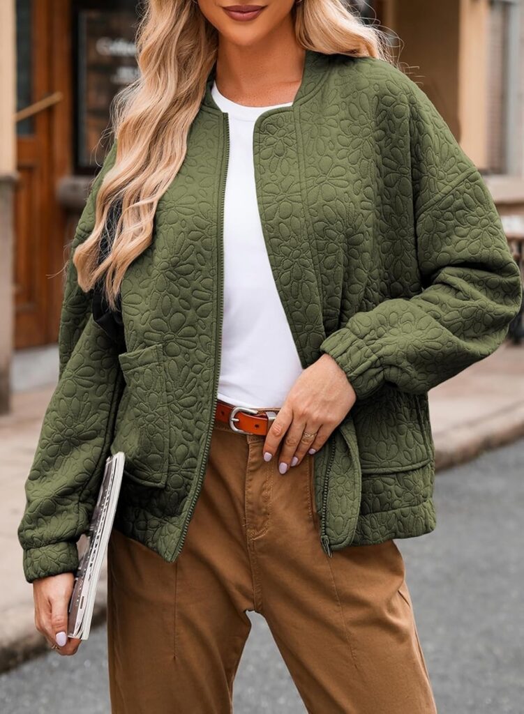 Cardigan femme uni texturé ouvert