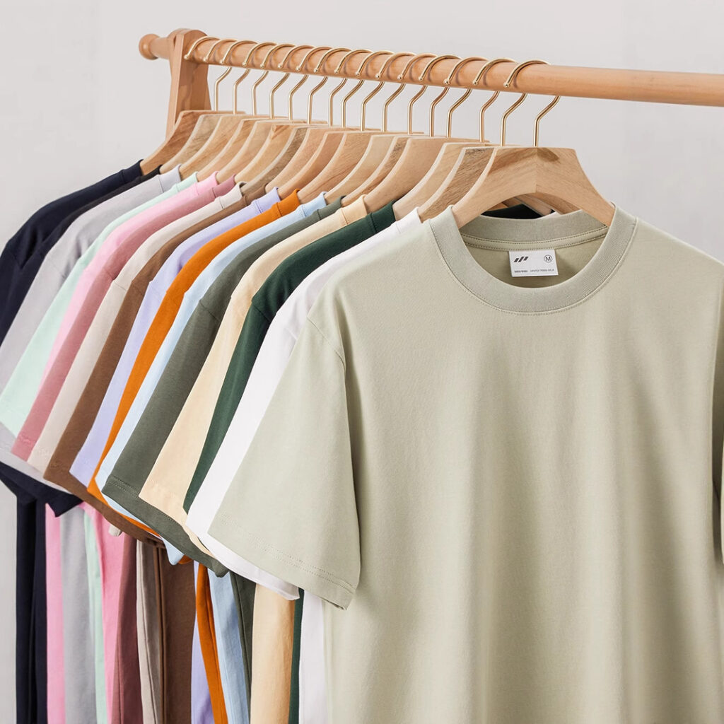 T-shirt manches courtes en coton épais