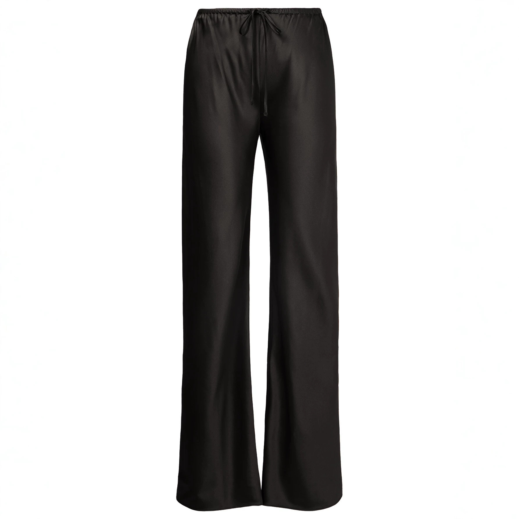 Pantalon droit décontracté pour femme, de luxe abordable, avec cordon de serrage – Image 5