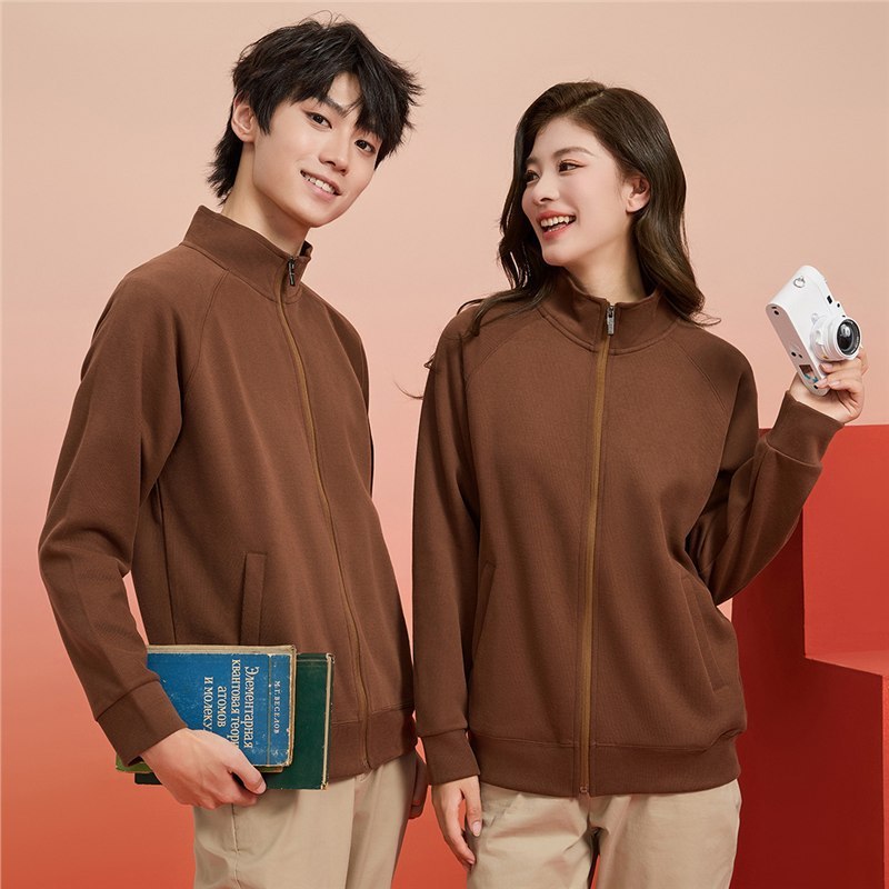Manteaux en coton chenille à fermeture éclair pour hommes et femmes – Image 2